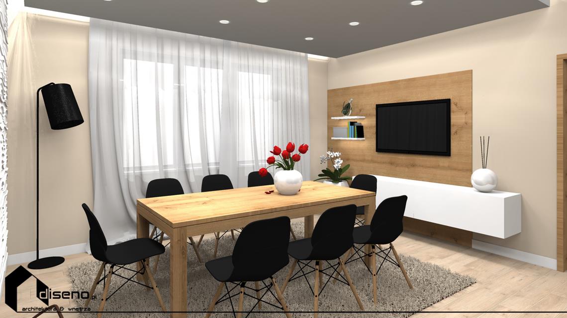 Projekt kuchni w Rzeszowie - aranżacja wnętrz diseno