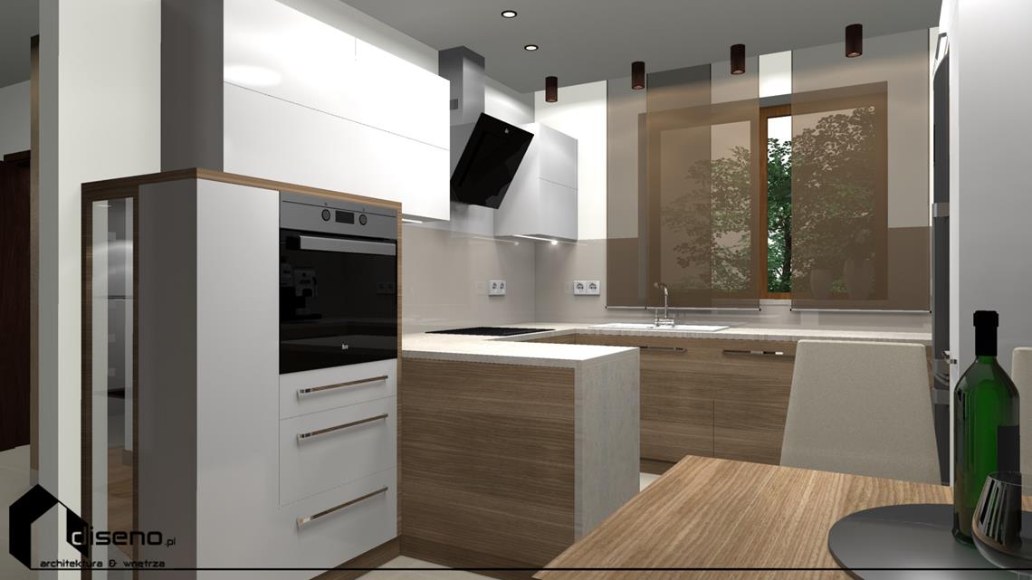 Aranżacja wnętrz domu w Lubaczowie - projekt diseno