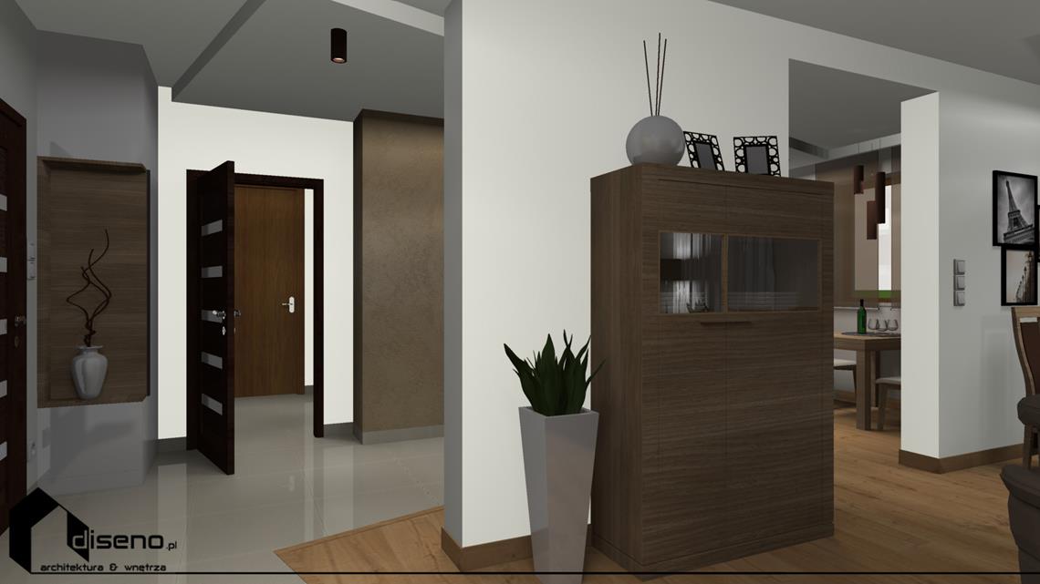 Aranżacja wnętrz domu w Lubaczowie - projekt diseno