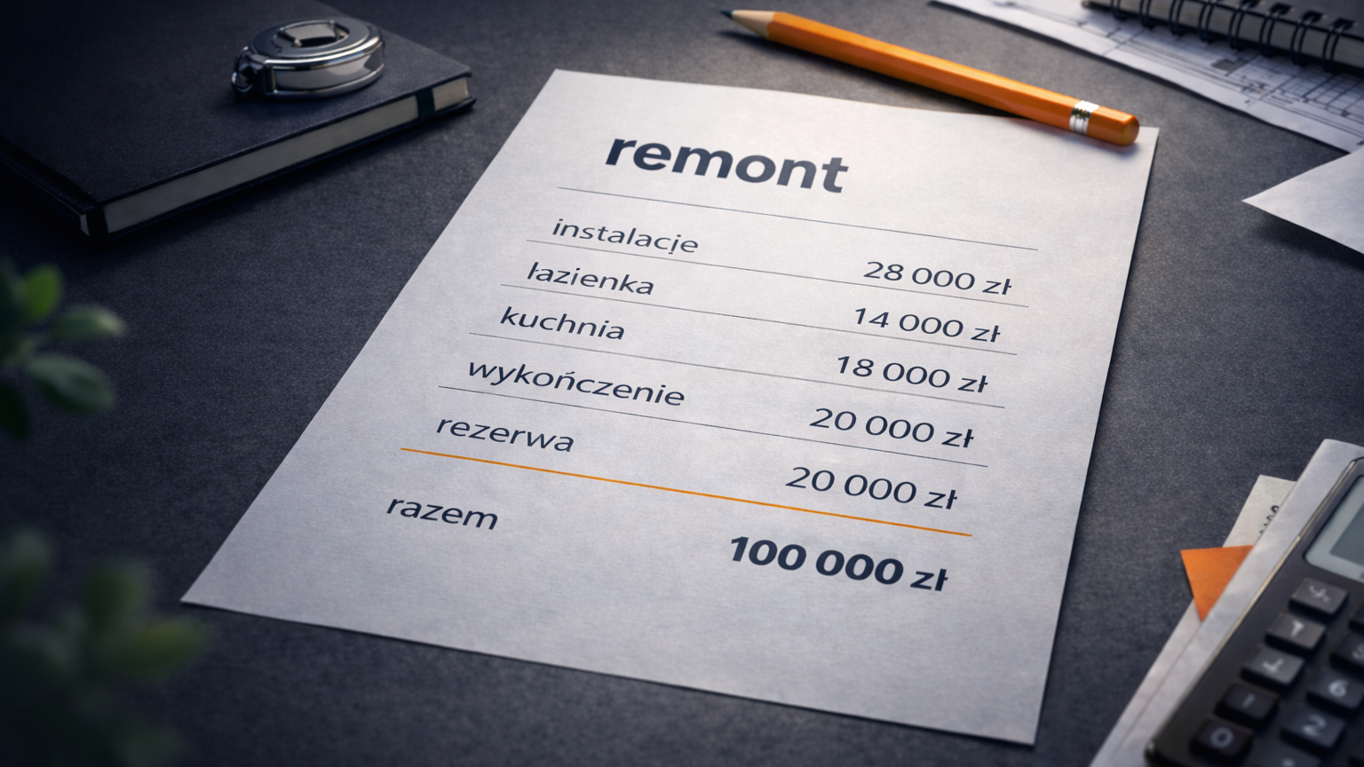 Budżet remontu mieszkania